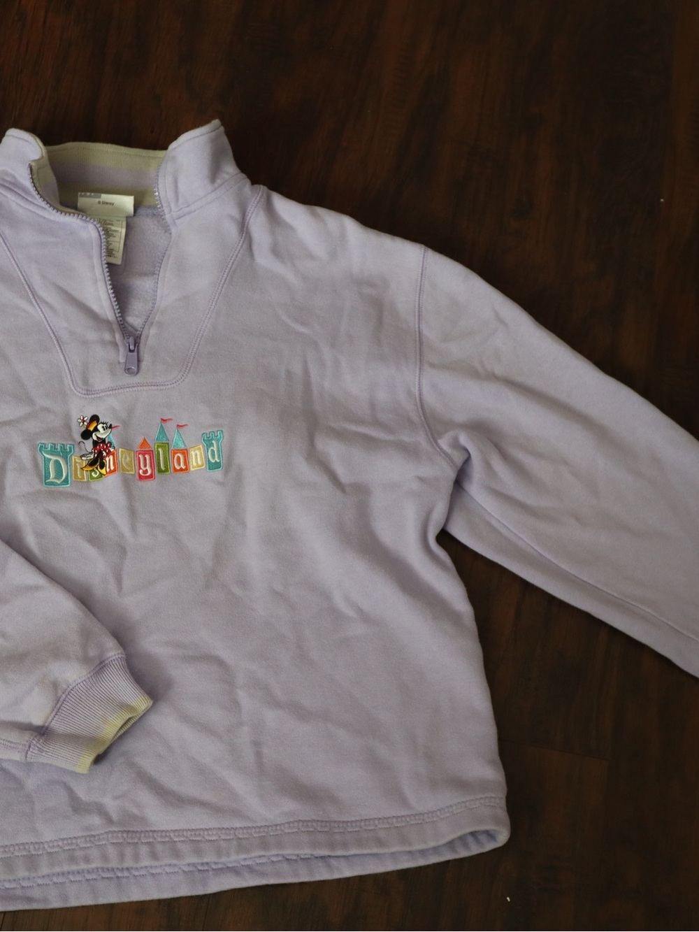 Disneyland Lilac Quarter-Zip Pullover